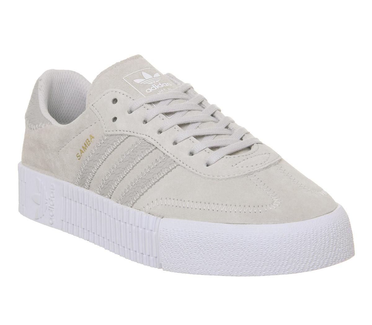 adidas samba rose women's grey