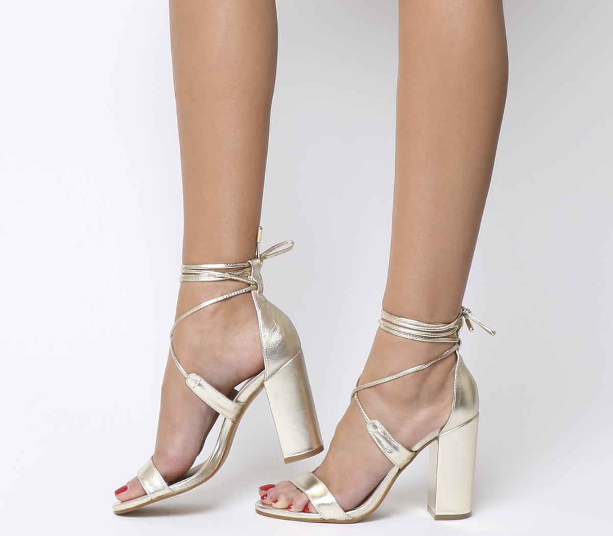tie up block heels