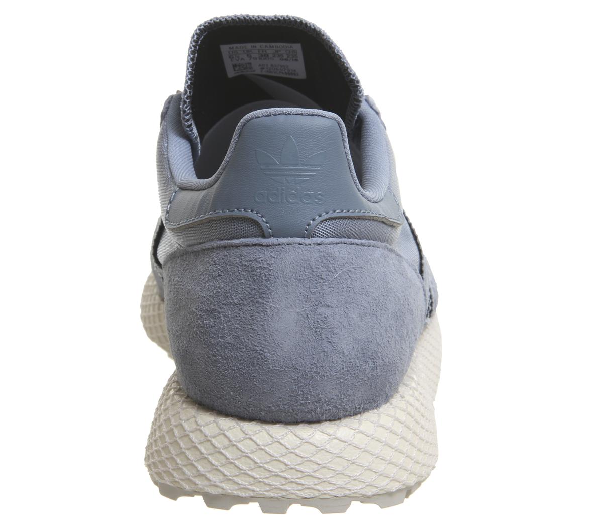 adidas forest grove trainers raw grey cloud white grey one