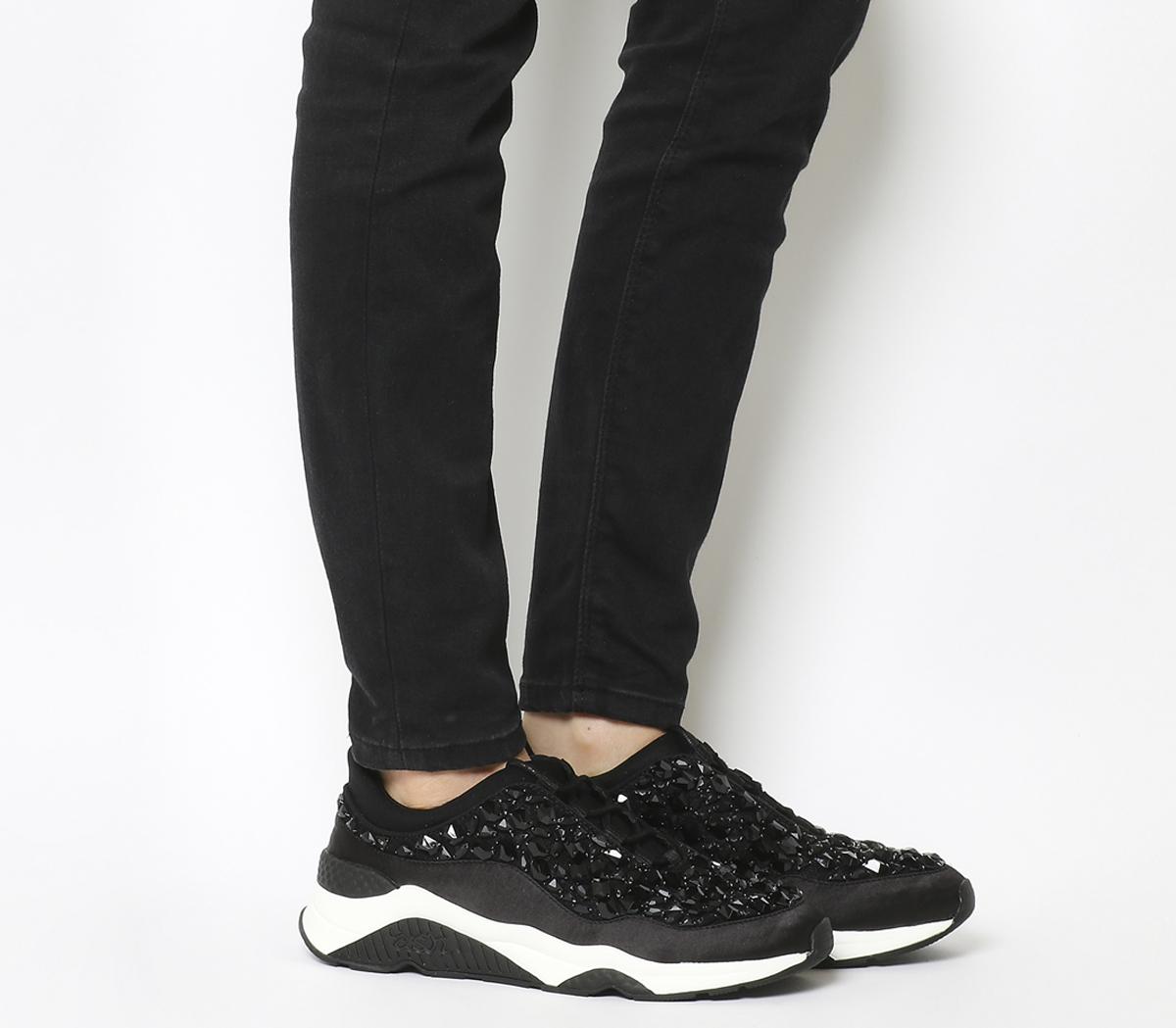Ash Muse Stone Sneakers Black - Hers 