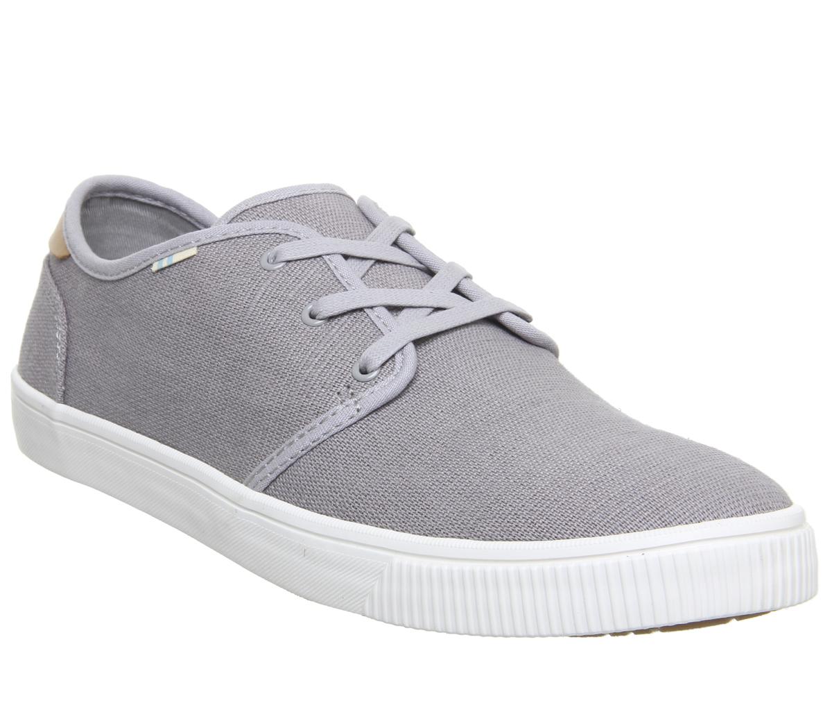 grey casual trainers