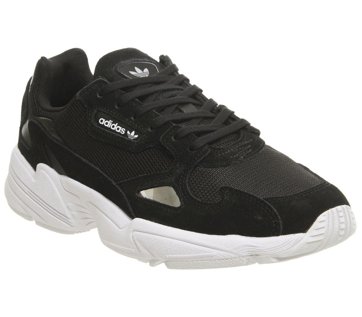 adidas falcon shoes black