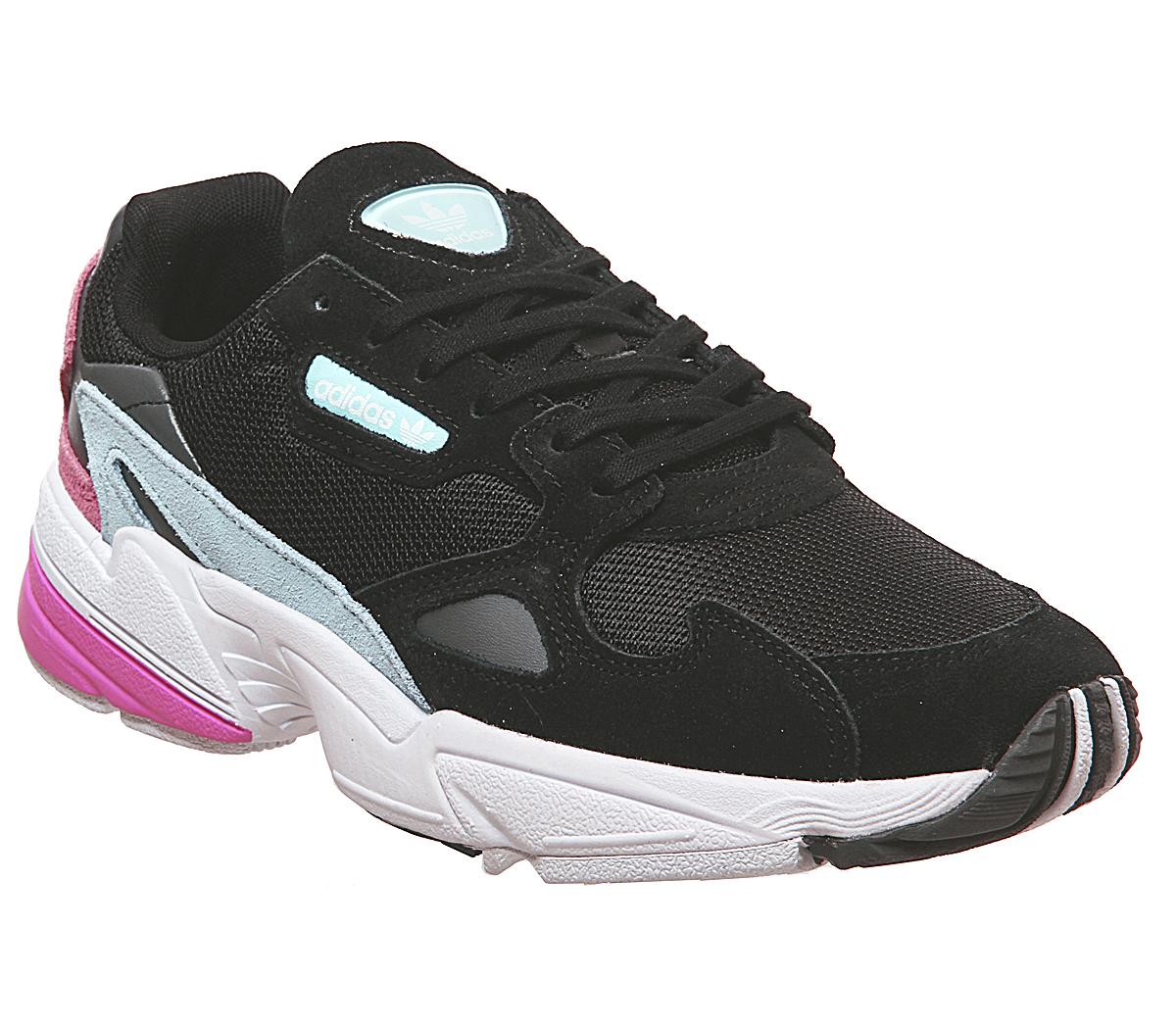 adidas falcon pink and blue