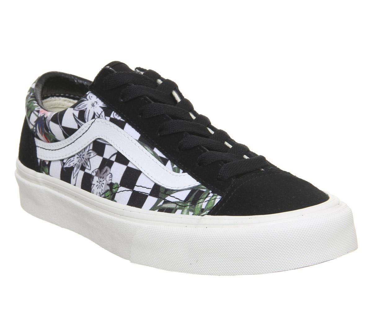 vans style 36 trainers in checkerboard