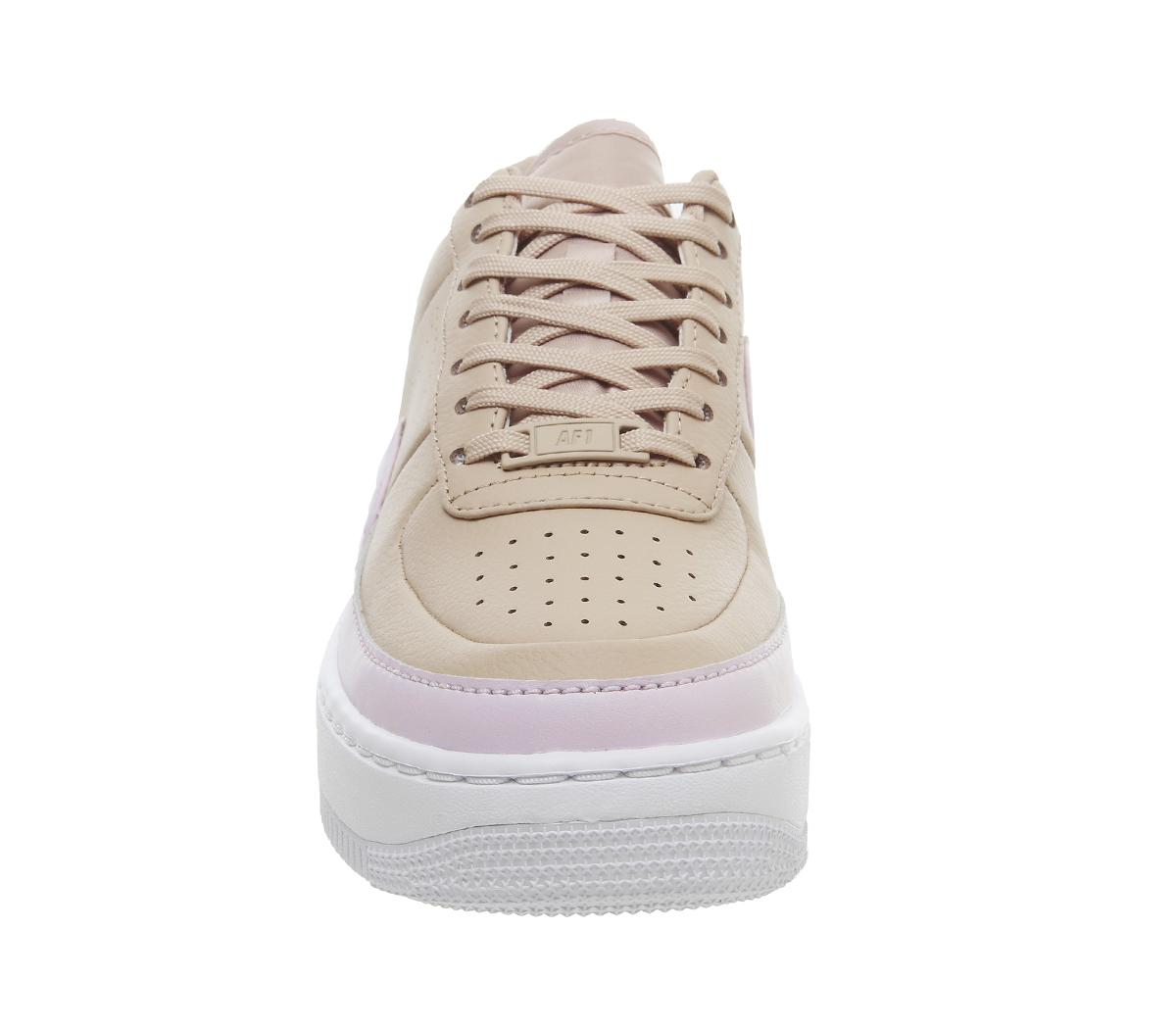 Nike Air Force 1 Jester Trainers Bio Beige Pink Force ...