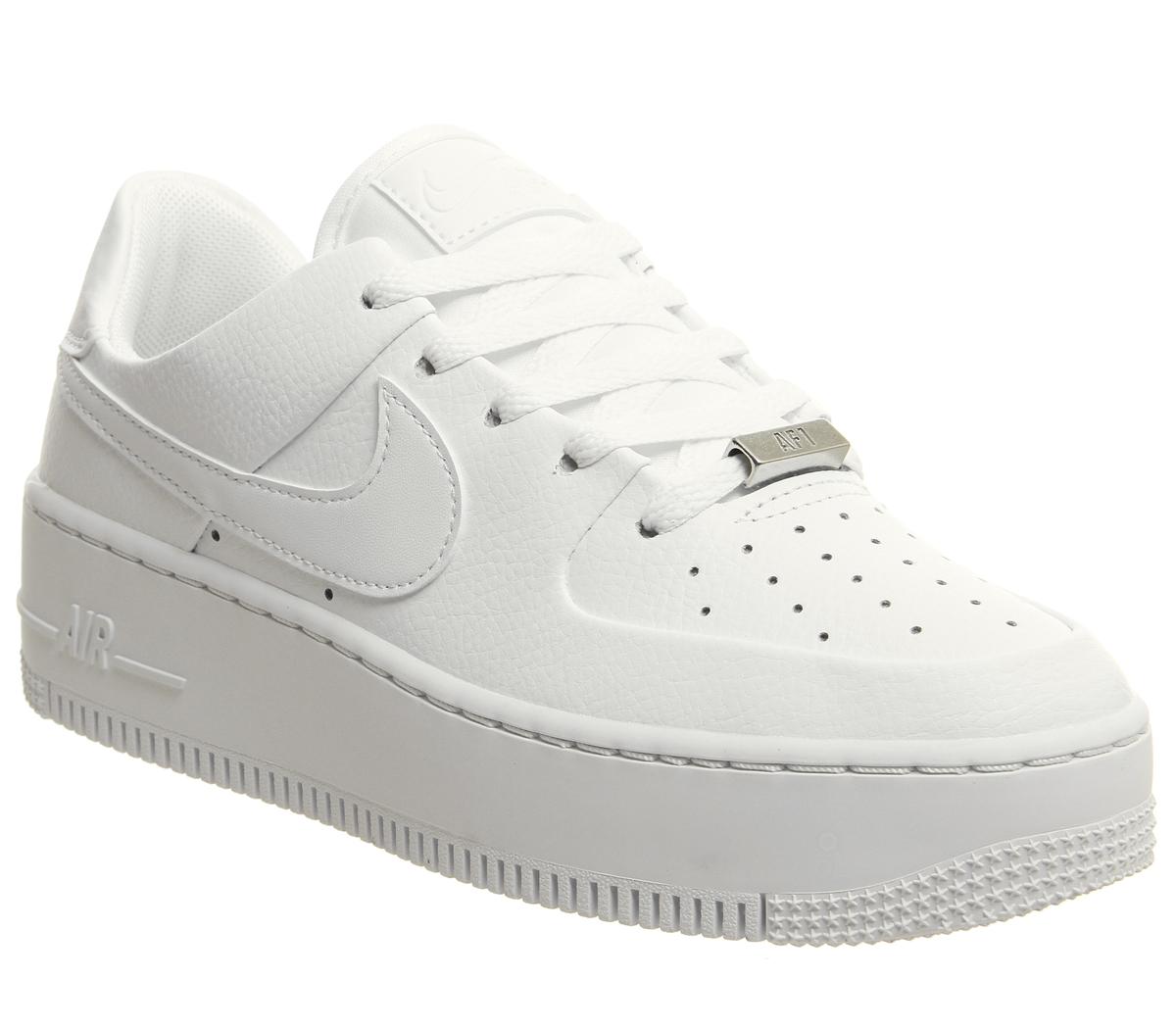 Nike Air Force 1 Sage Trainers White 