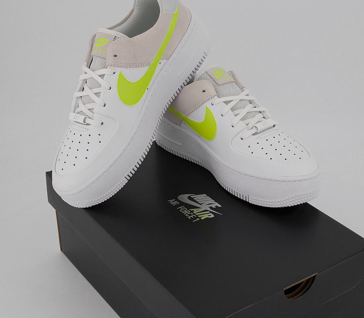 nike air force 1 sage lemon venom