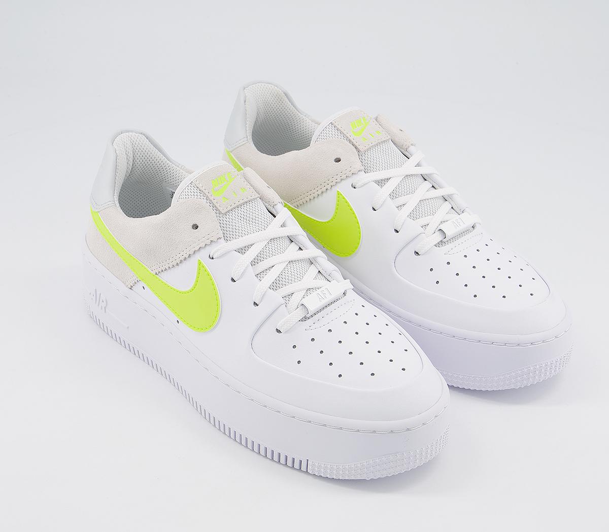nike air force 1 sage lemon venom