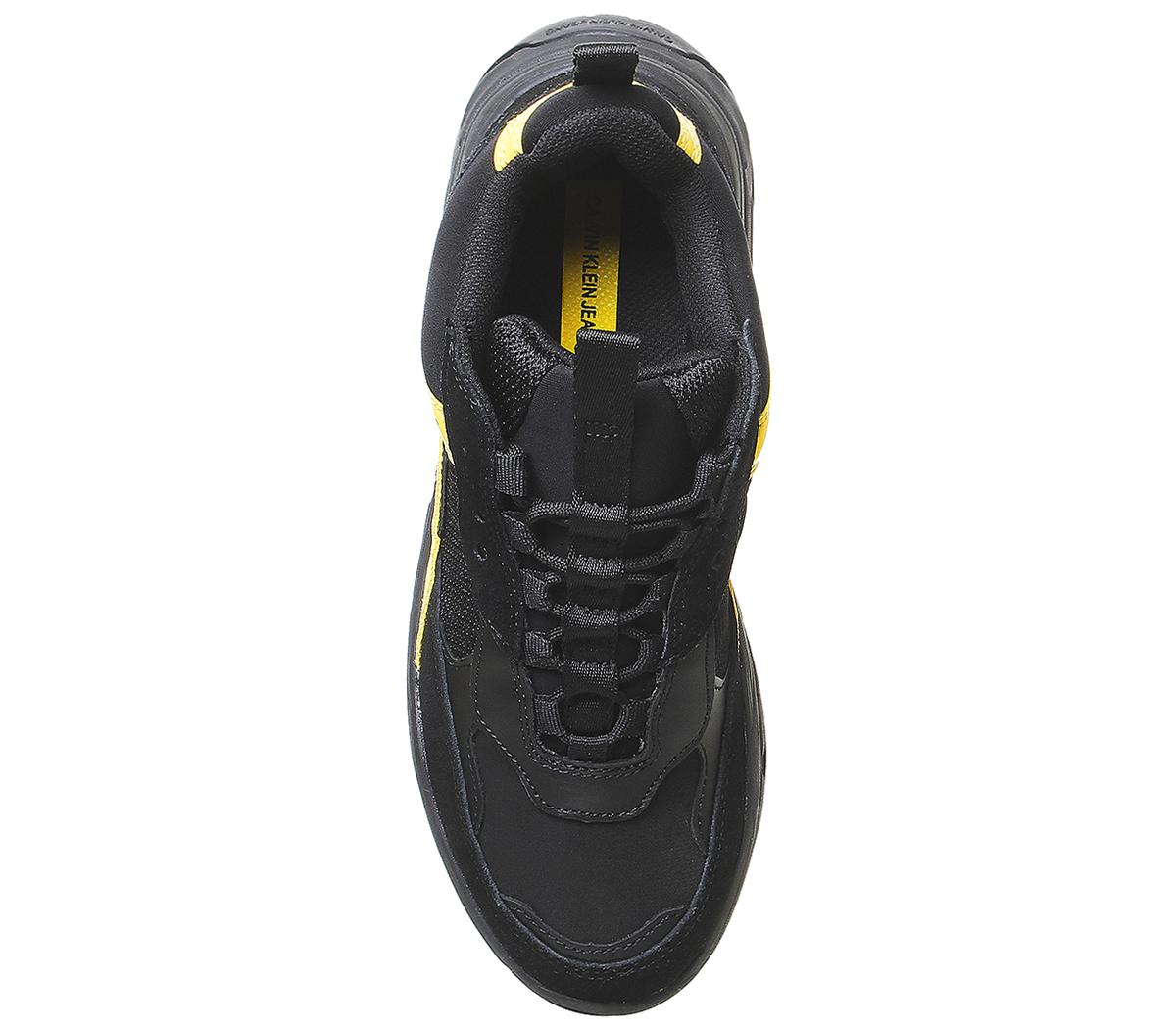 calvin klein maya chunky trainers black