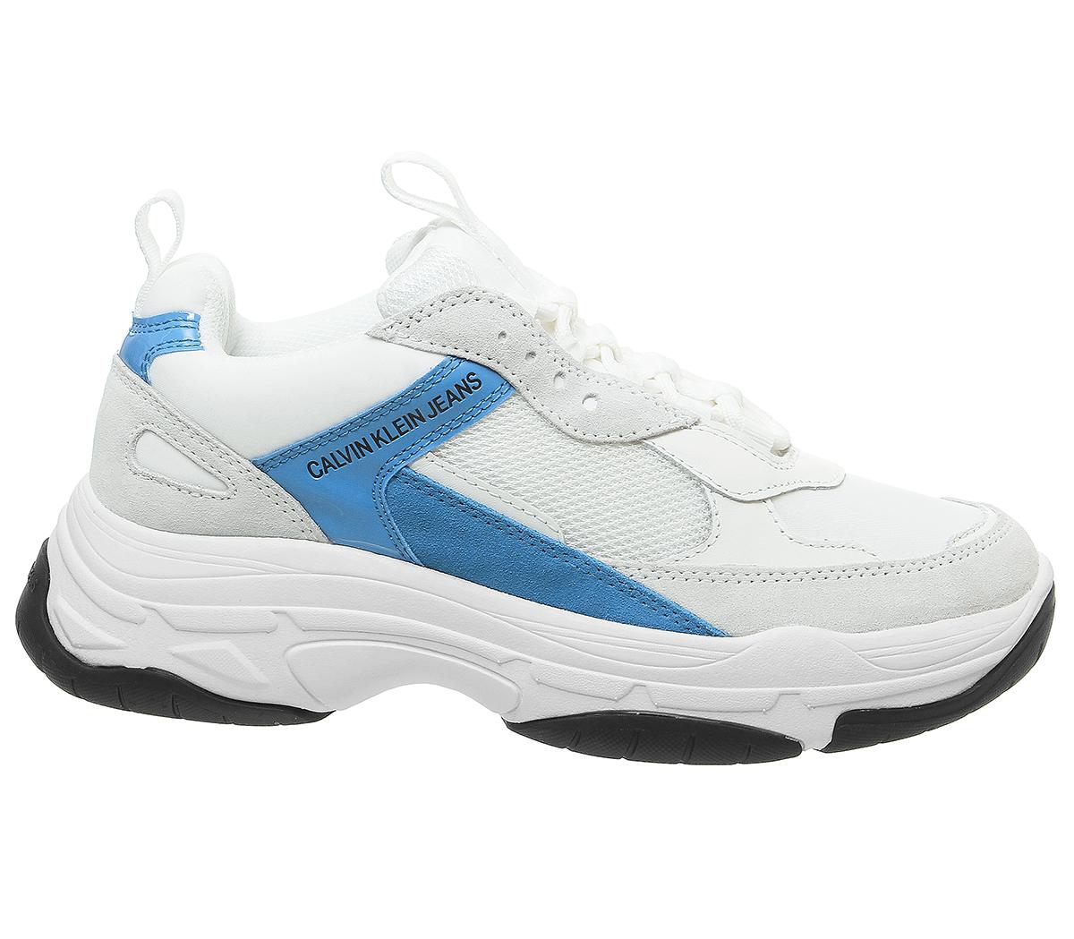 calvin klein trainers maya white