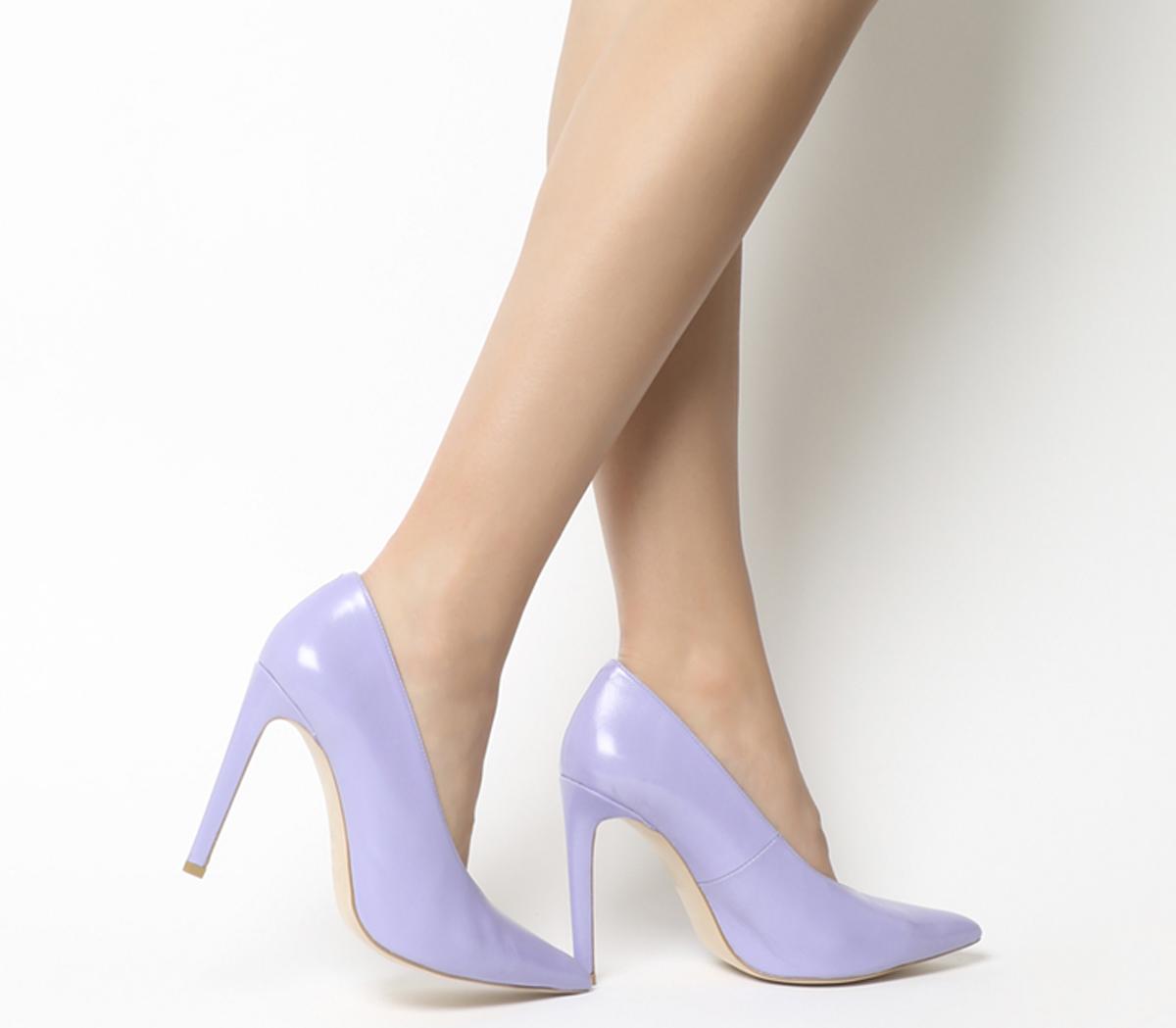 lilac color shoes
