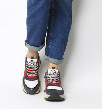 Office | Shoes | adidas, Converse, Fornarina, Nike, Reebok Reebok Classic CLUB C 85 Trainers whiterainbow