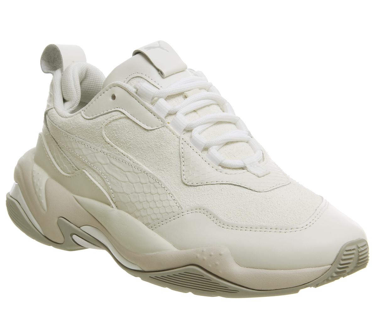 Puma Thunder Desert Trainers Bright White Star Grey Violet His Trainers