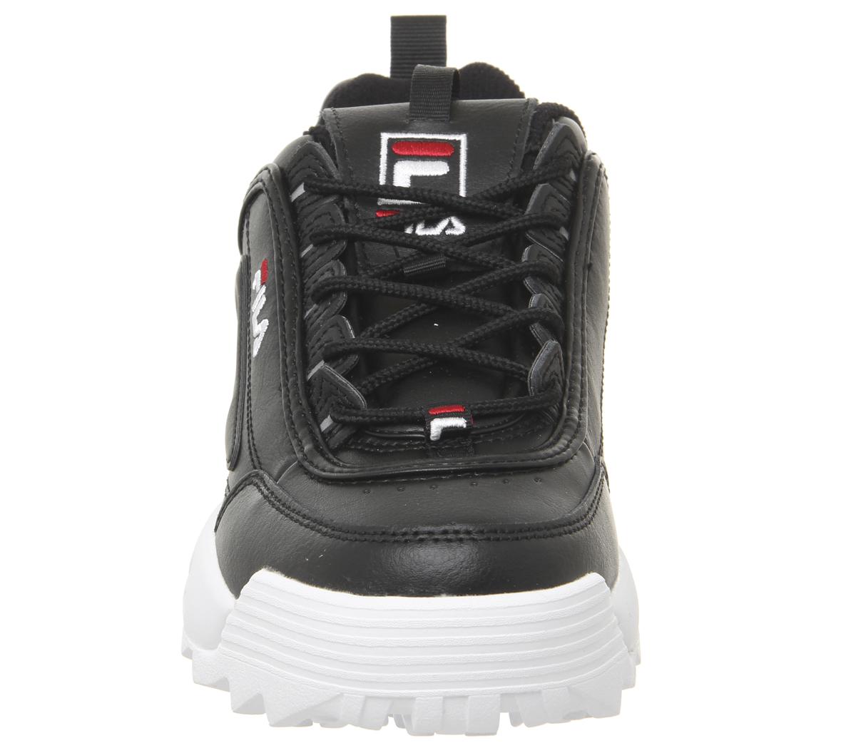 fila black disruptor ii trainers