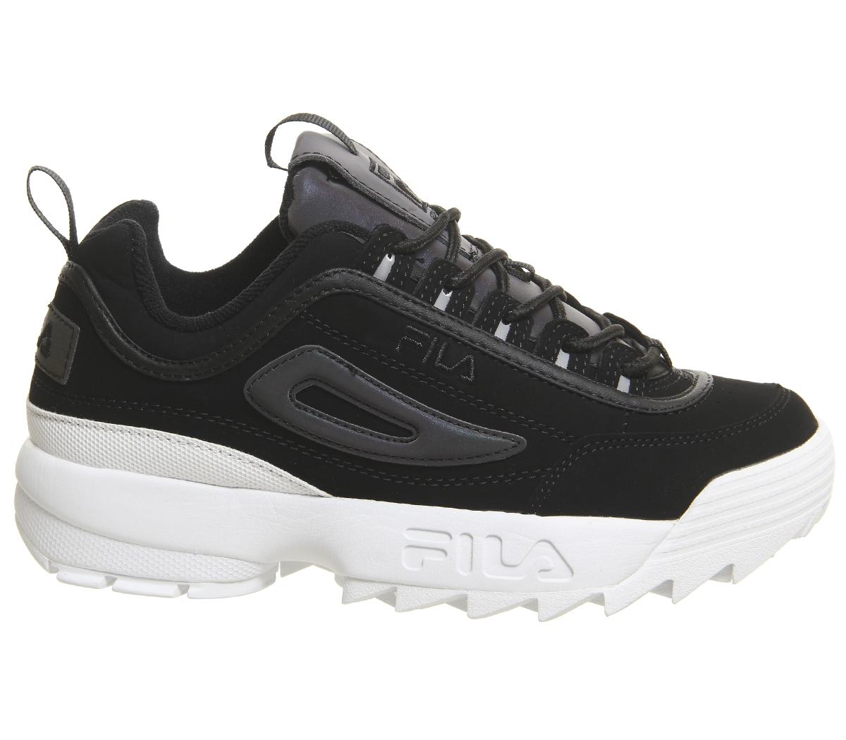 Fila Disruptor II Trainers Black Pink 