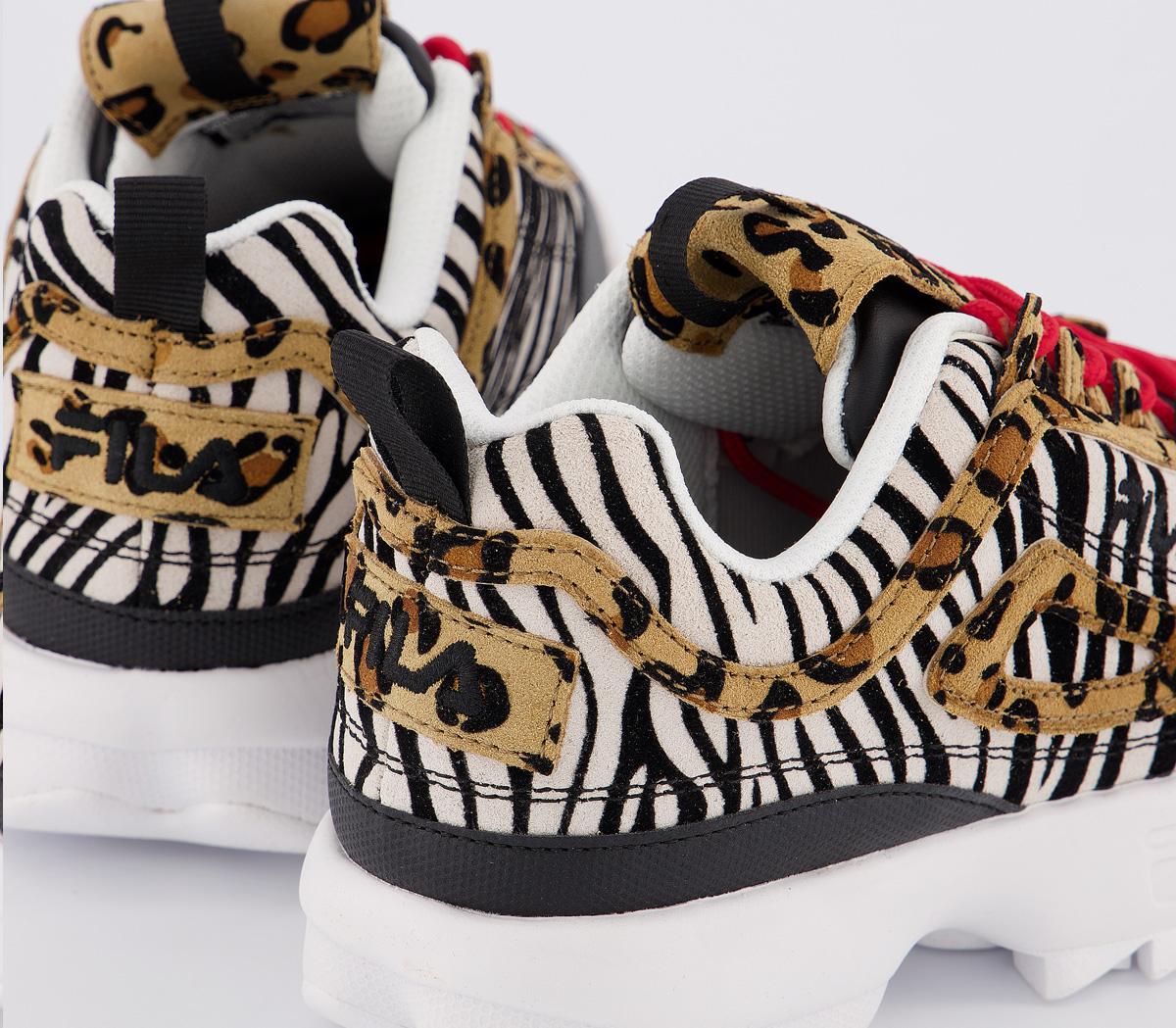 fila animal print trainers