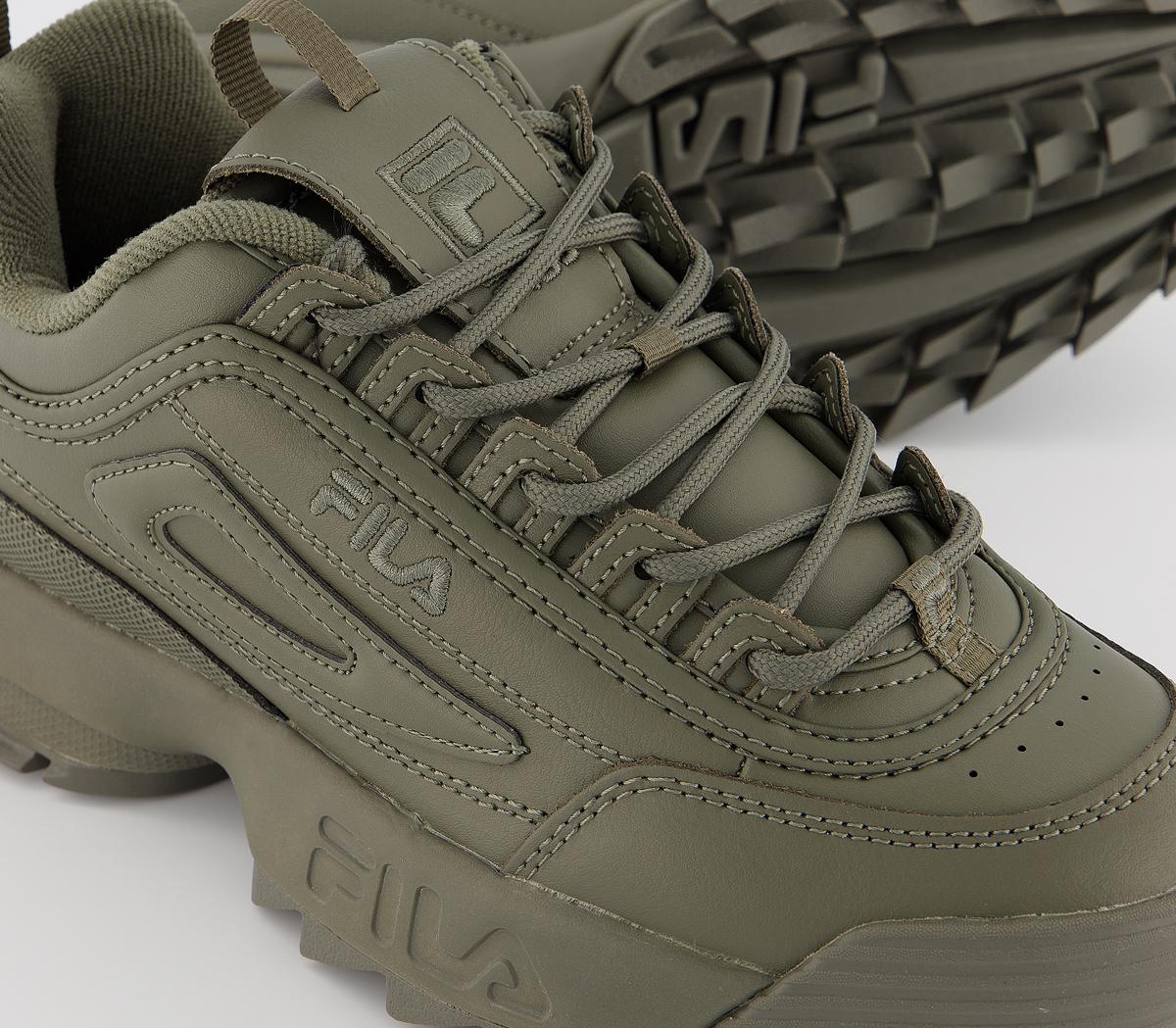 fila boots olive