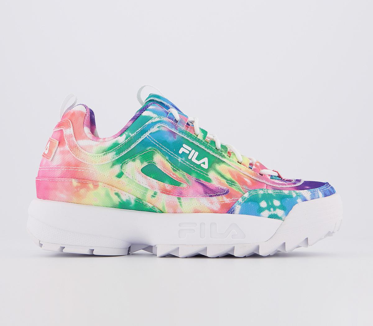 fila disruptor colourful