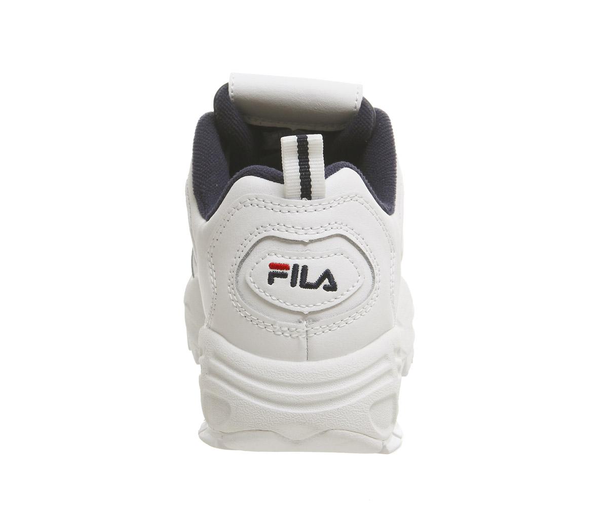 fila disruptor trainers size 3