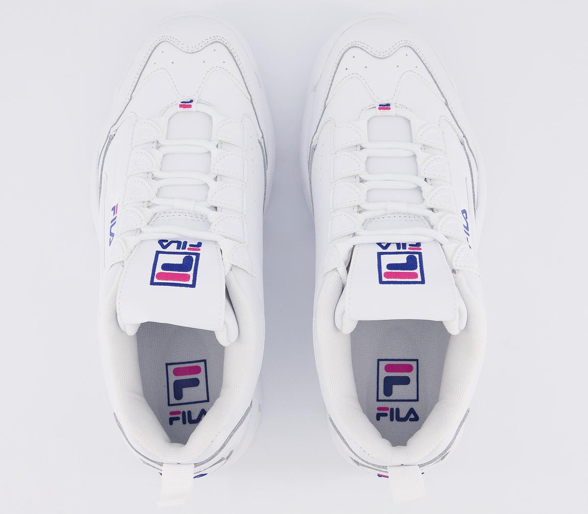 fila disruptor trainers size 3