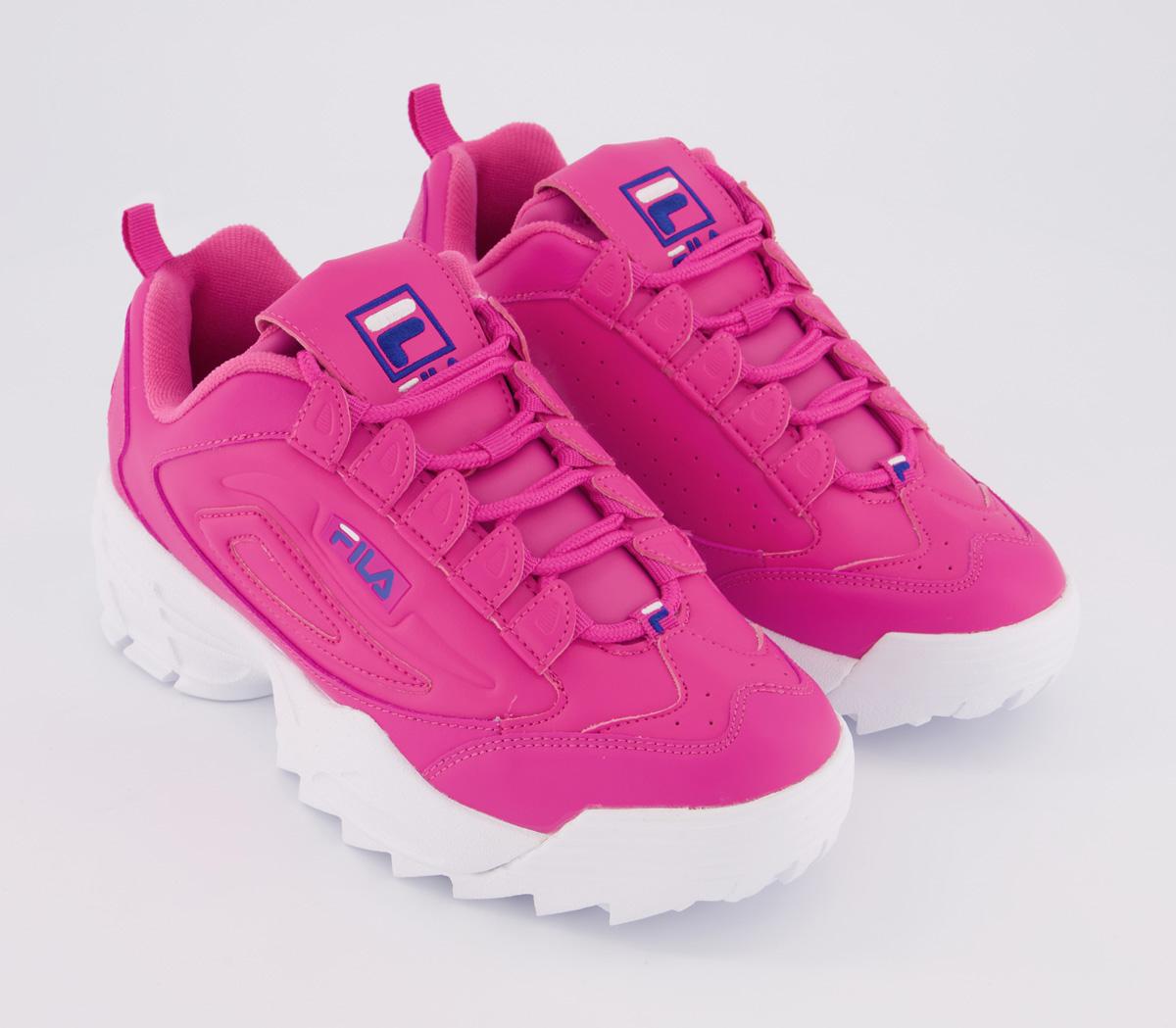 fila disruptor trainers size 3