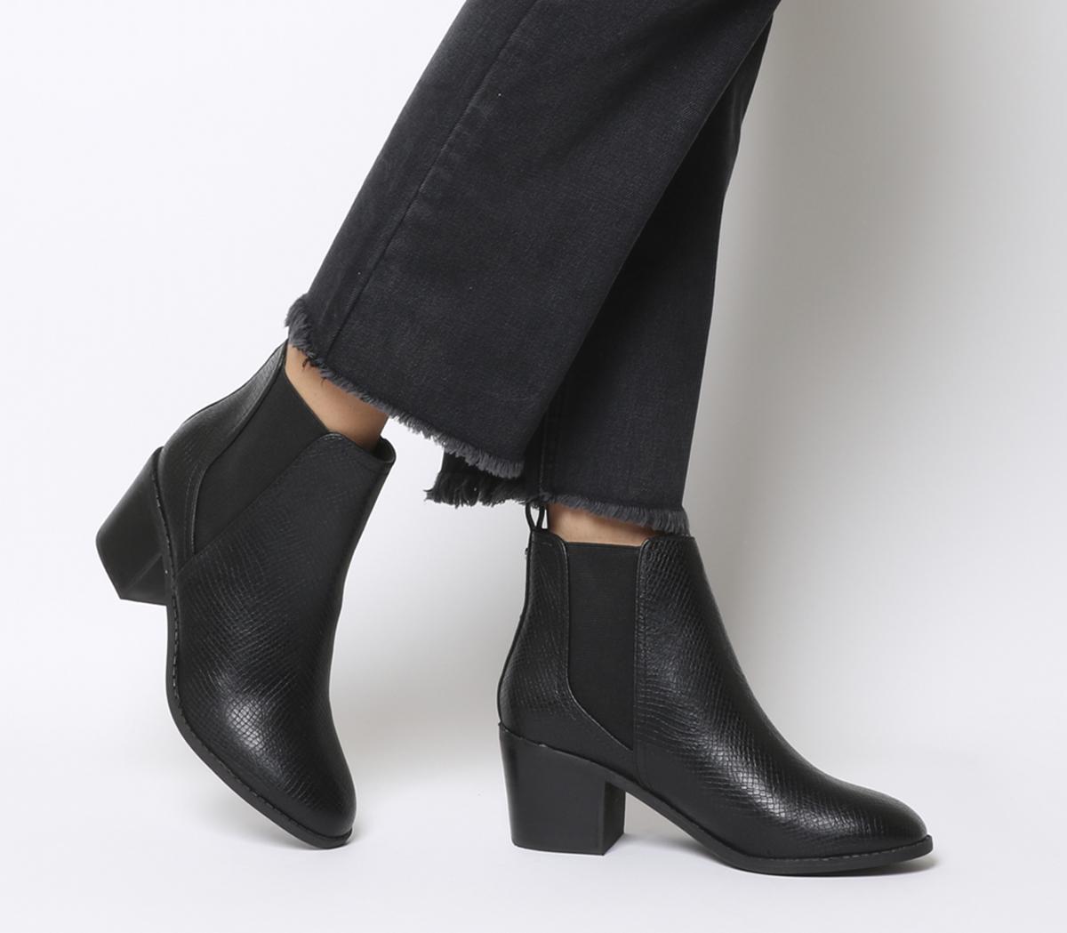 Office Analogue Chelsea Boots Black 