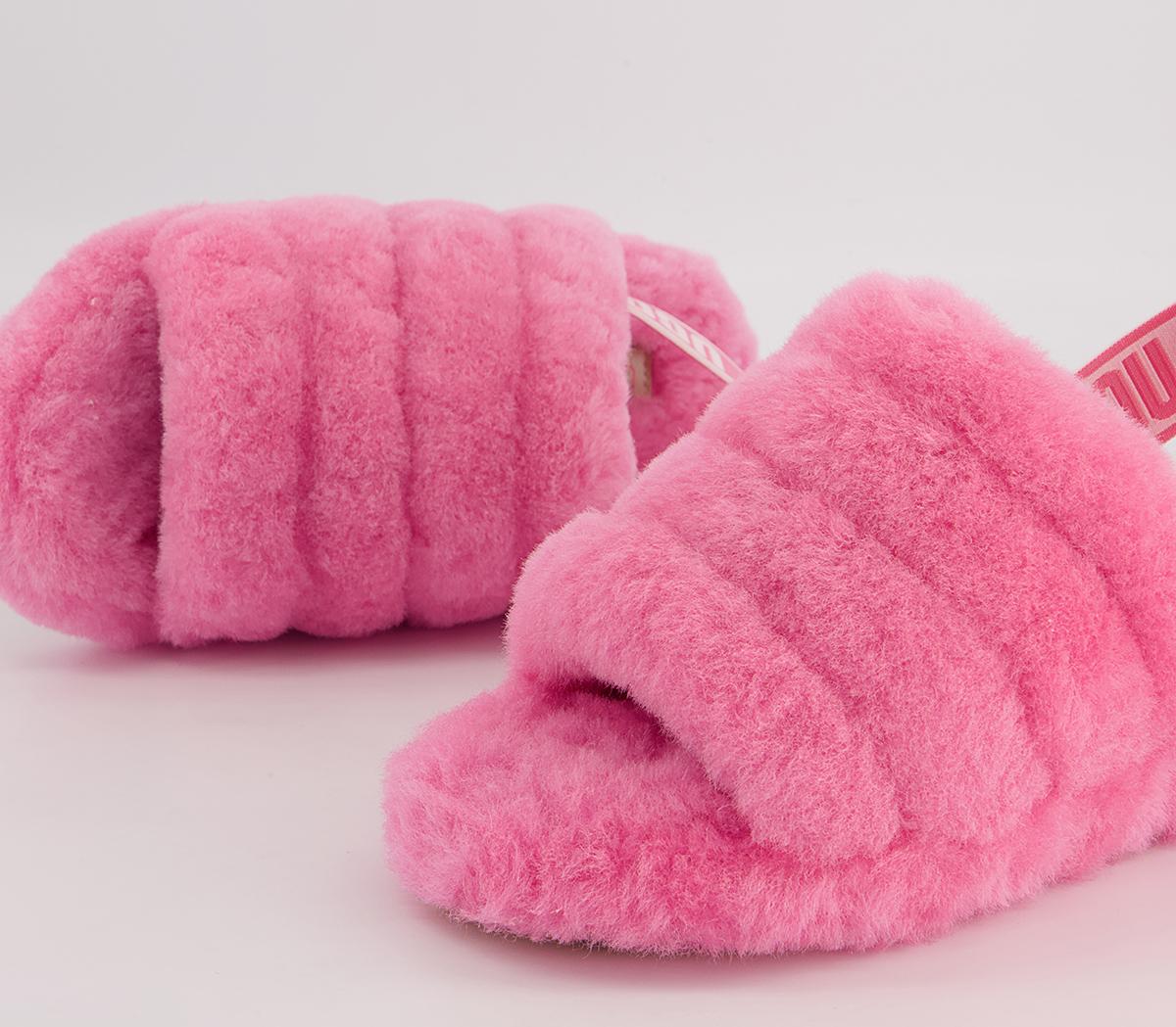 UGG Fluff Yeah Slides Pink Rose - Women’s Sandals