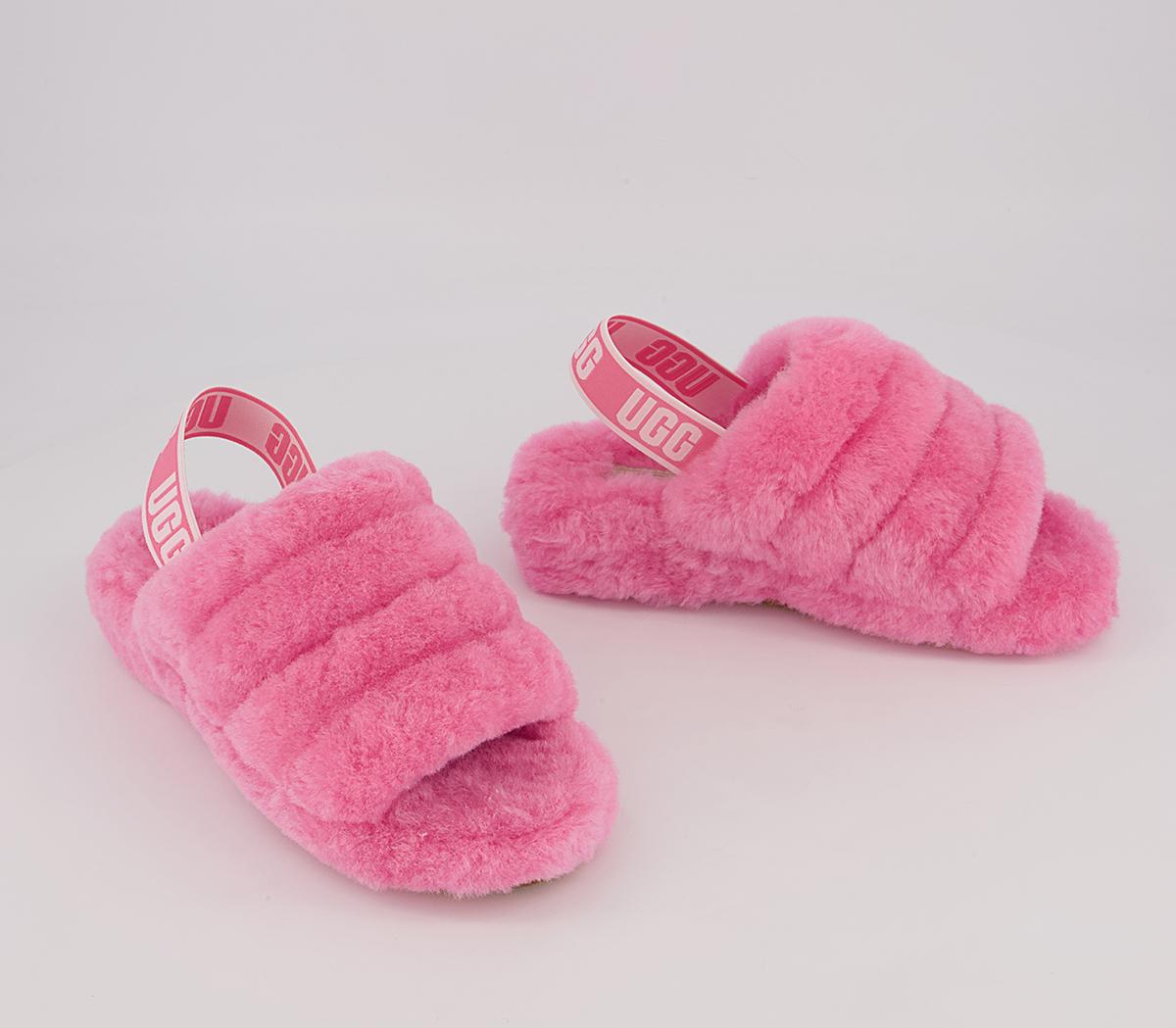 UGG Fluff Yeah Slides Pink Rose - Women’s Sandals