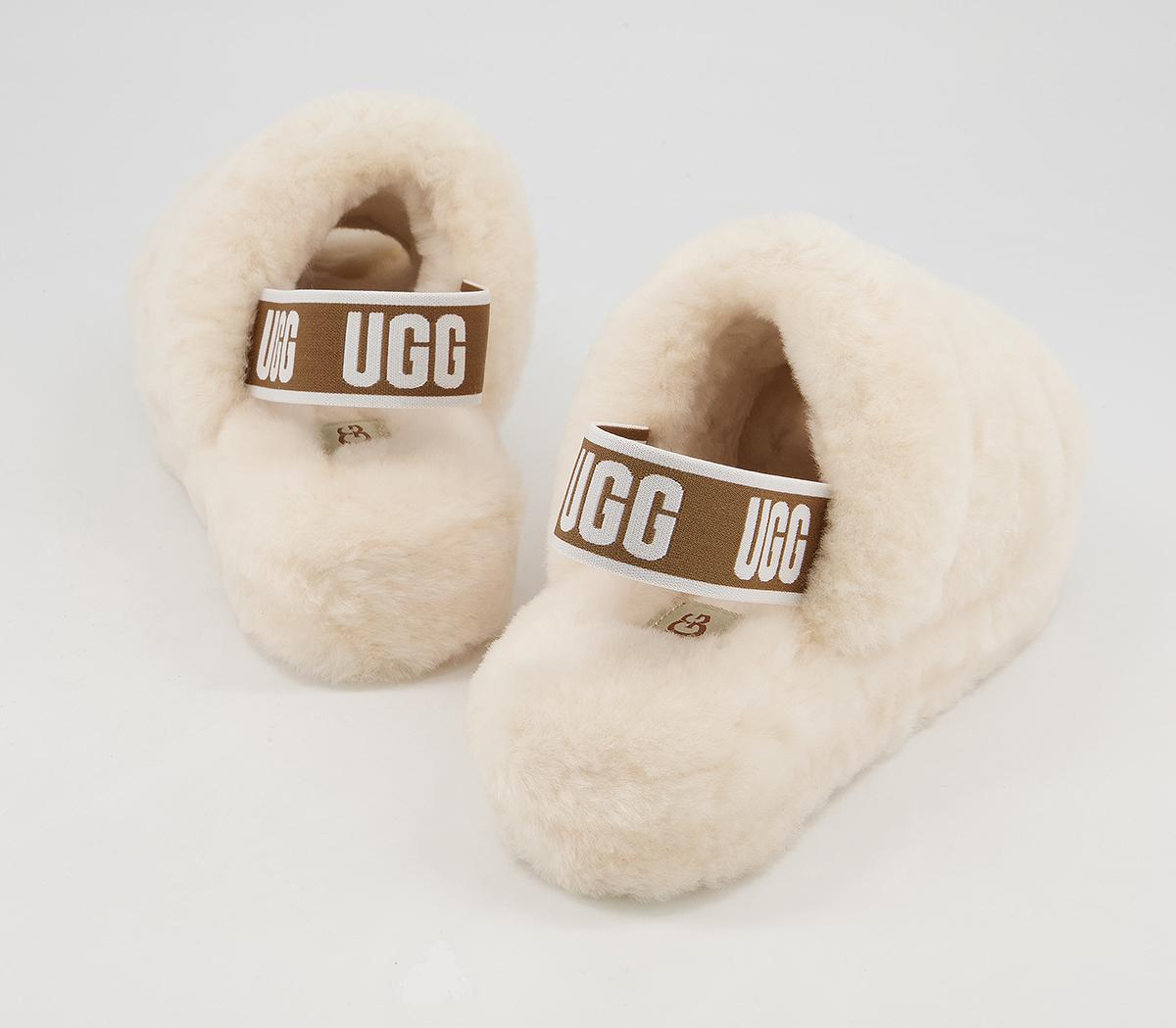 UGG Fluff Yeah Slides Natural - Women’s Sandals