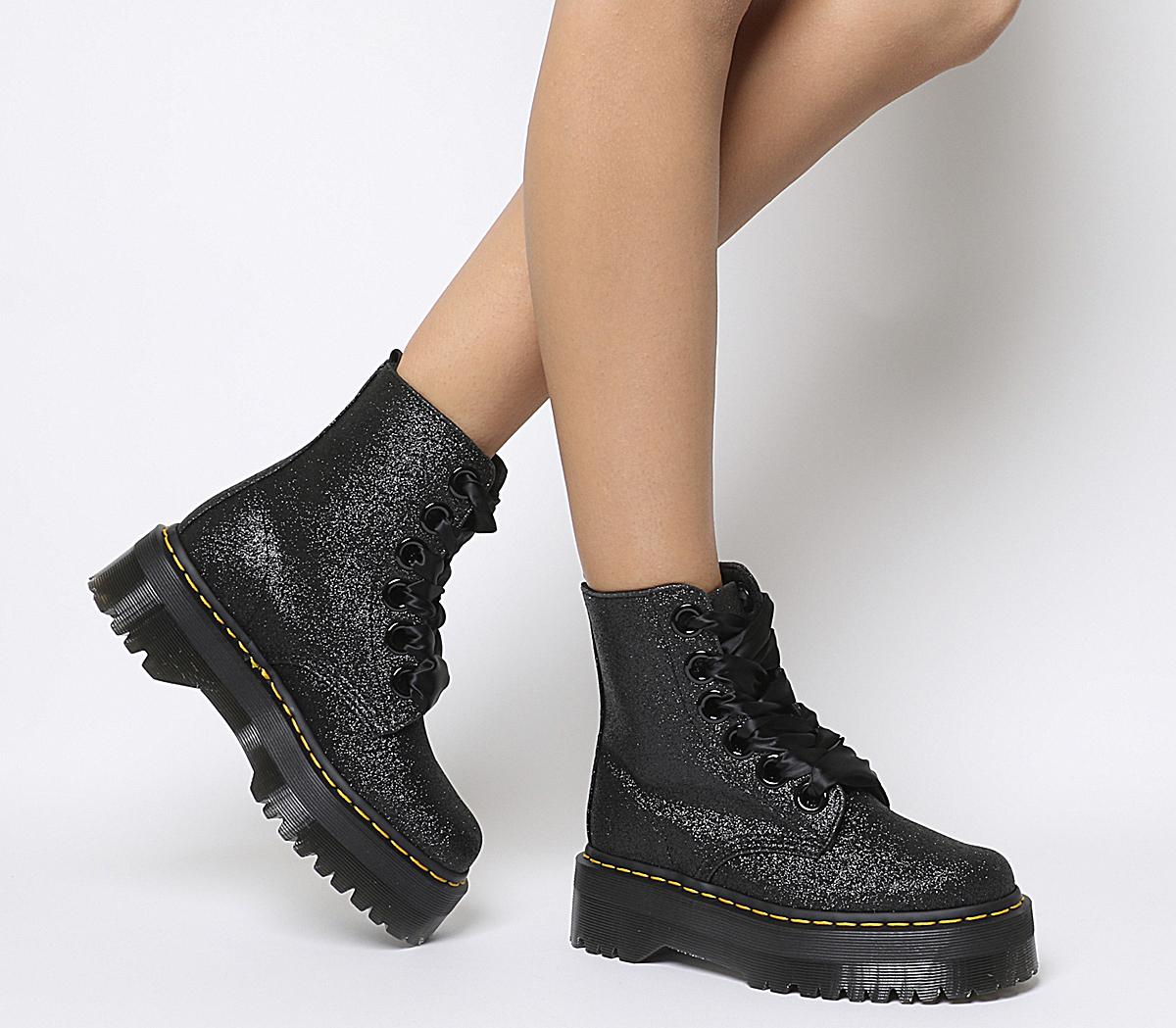 black dm boots