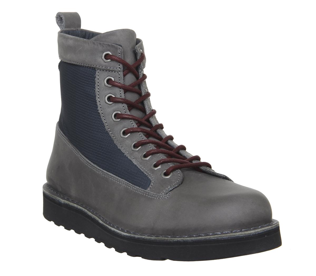 Ask the Missus Incline Hiker Boot GREY LEATHER,Grau