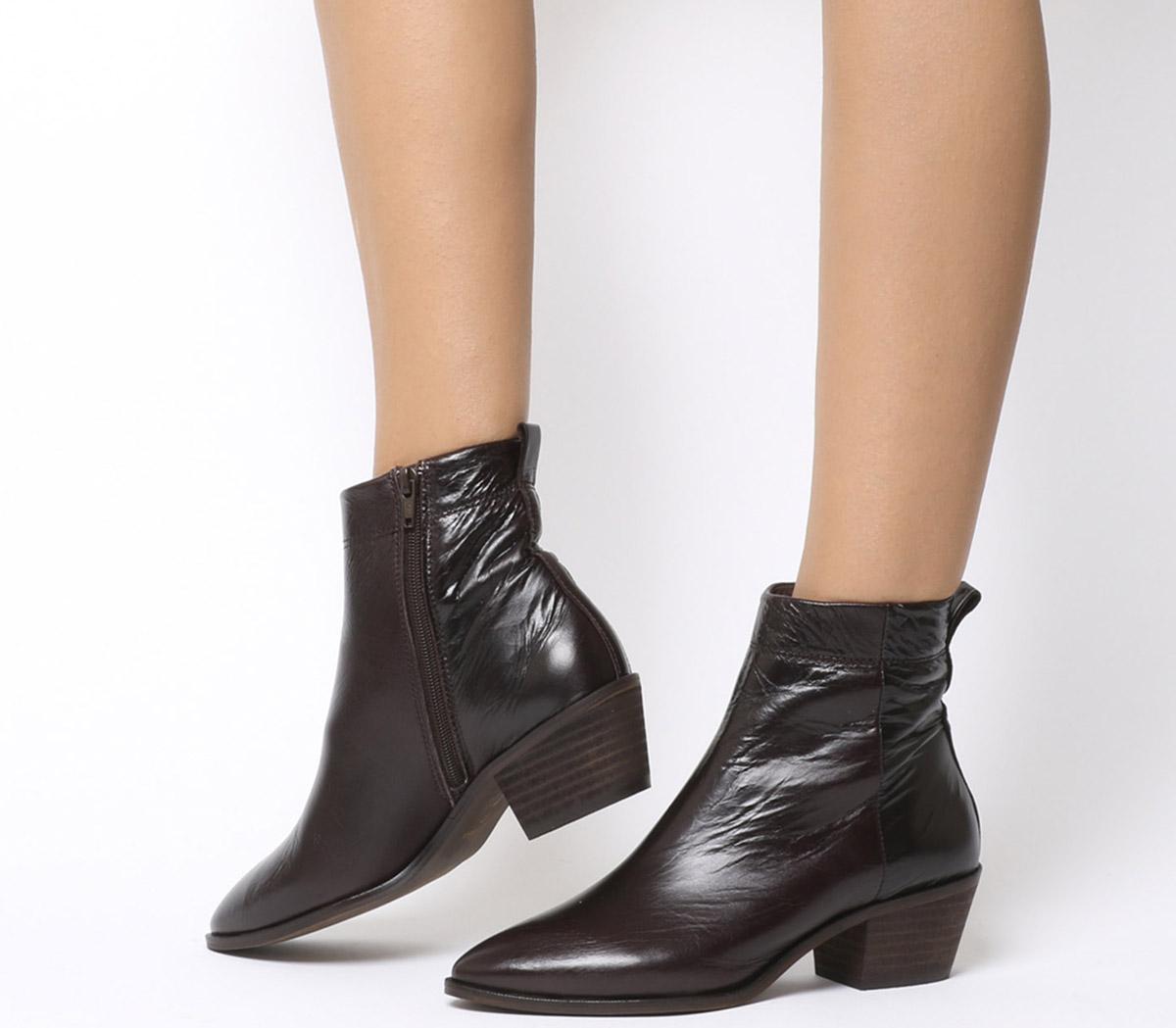 ankle cut boots