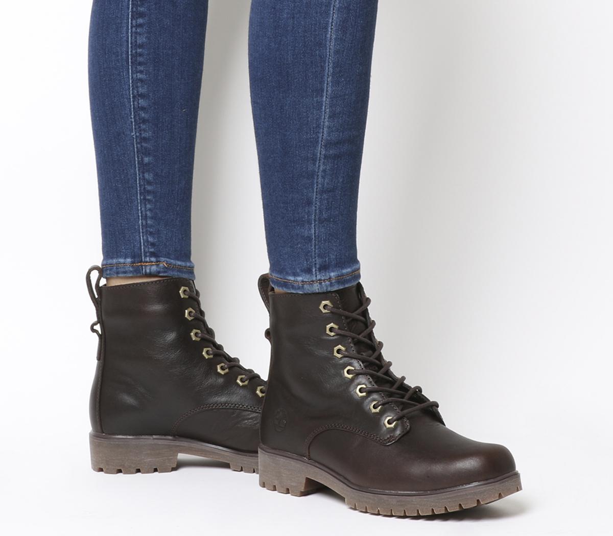 leather timberland boots womens