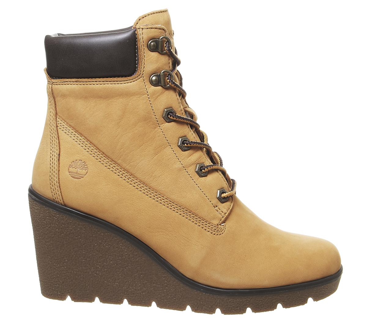 timberland wedge boots