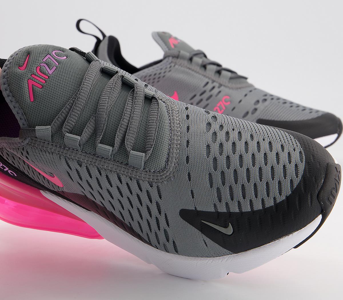 nike air max 270 smoke grey hyper pink black