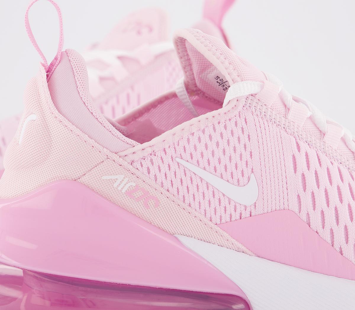 Nike Air Max 270 Gs Trainers Pink Foam White Pink Rise - Unisex