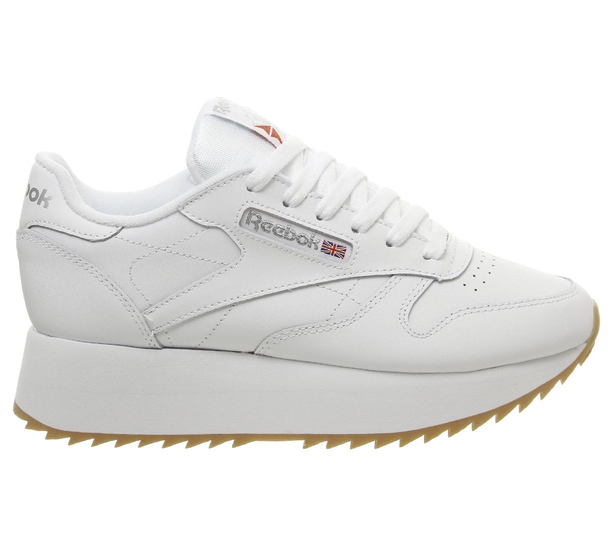 reebok classic double white
