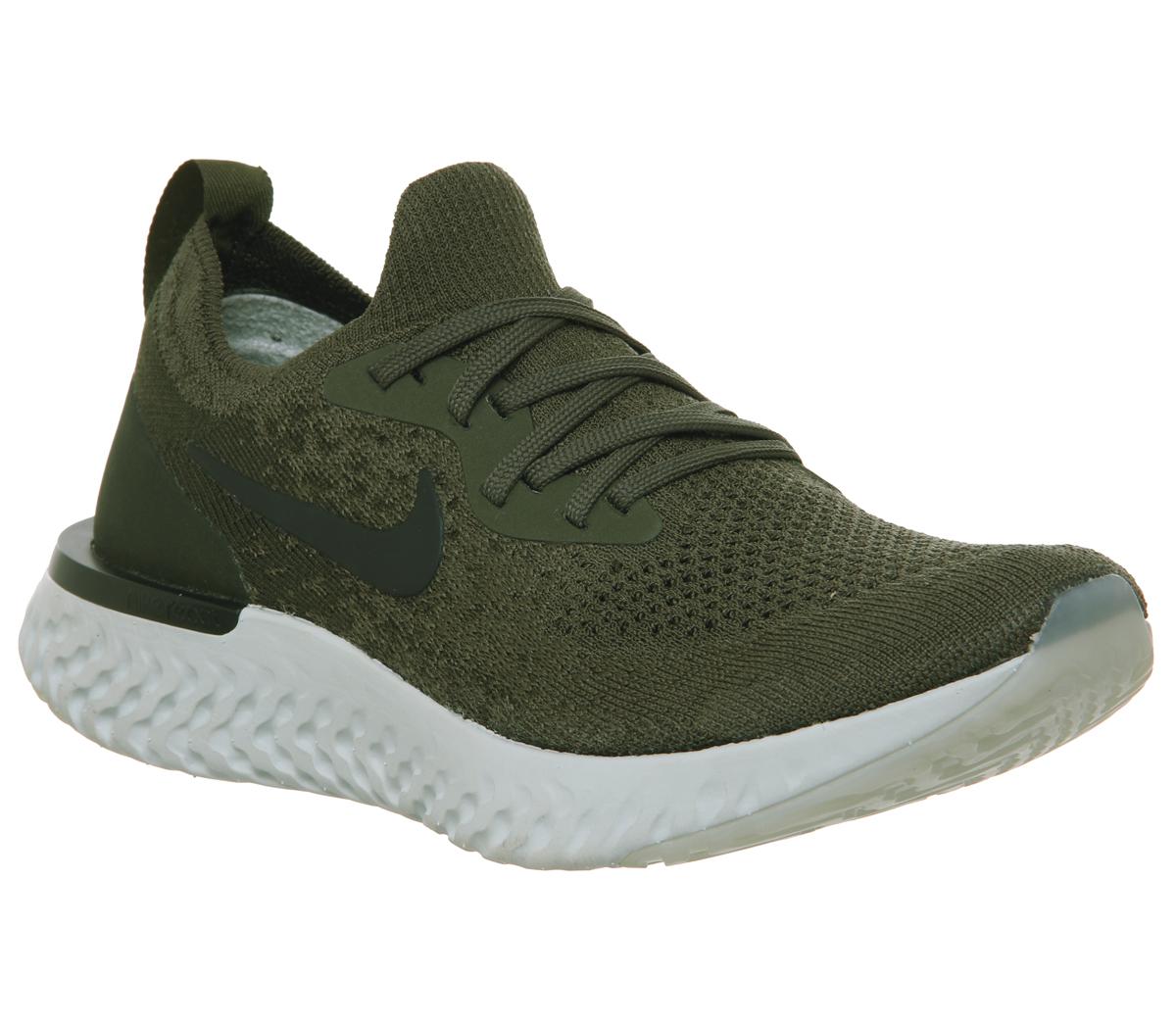 Nike Epic React Flyknit Trainers Cargo 