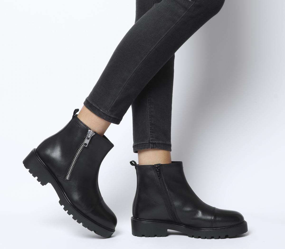Vagabond Kenova Side Zip Boots Black 