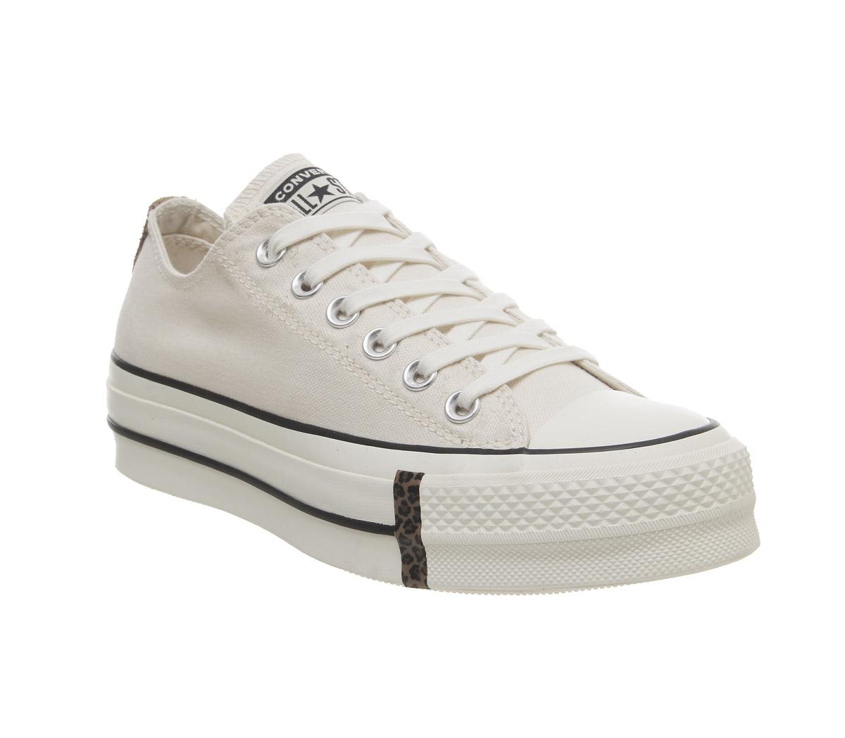 Converse Converse Platform Low Trainers Natural Ivory Egret Animal  Exclusive - Hers trainers