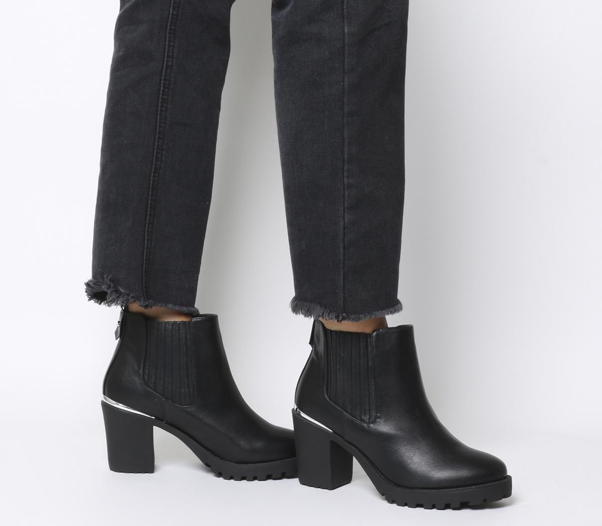 chunky chelsea boots womens