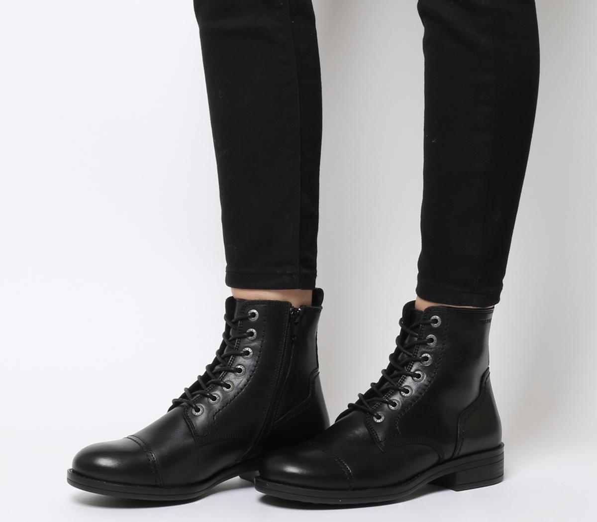 Ten Points Patricia Lace Boots Black 