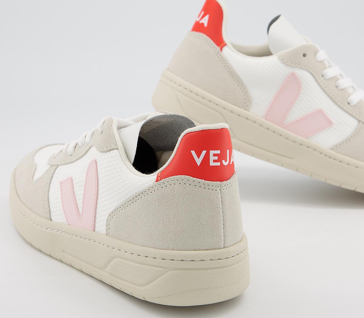 veja v10 white petale orange