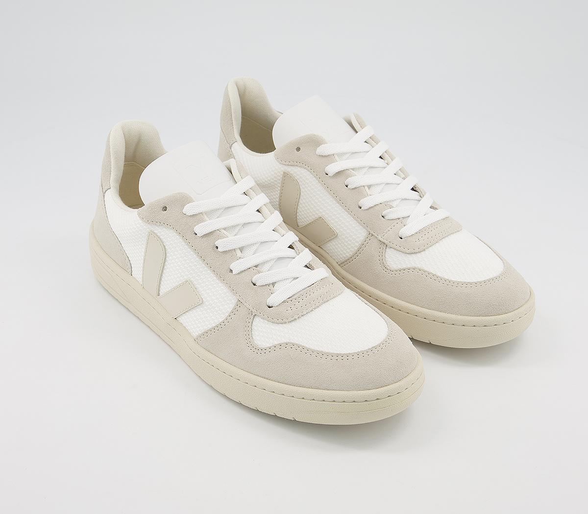Veja V-10 Trainers White Natural Pierre - His trainers