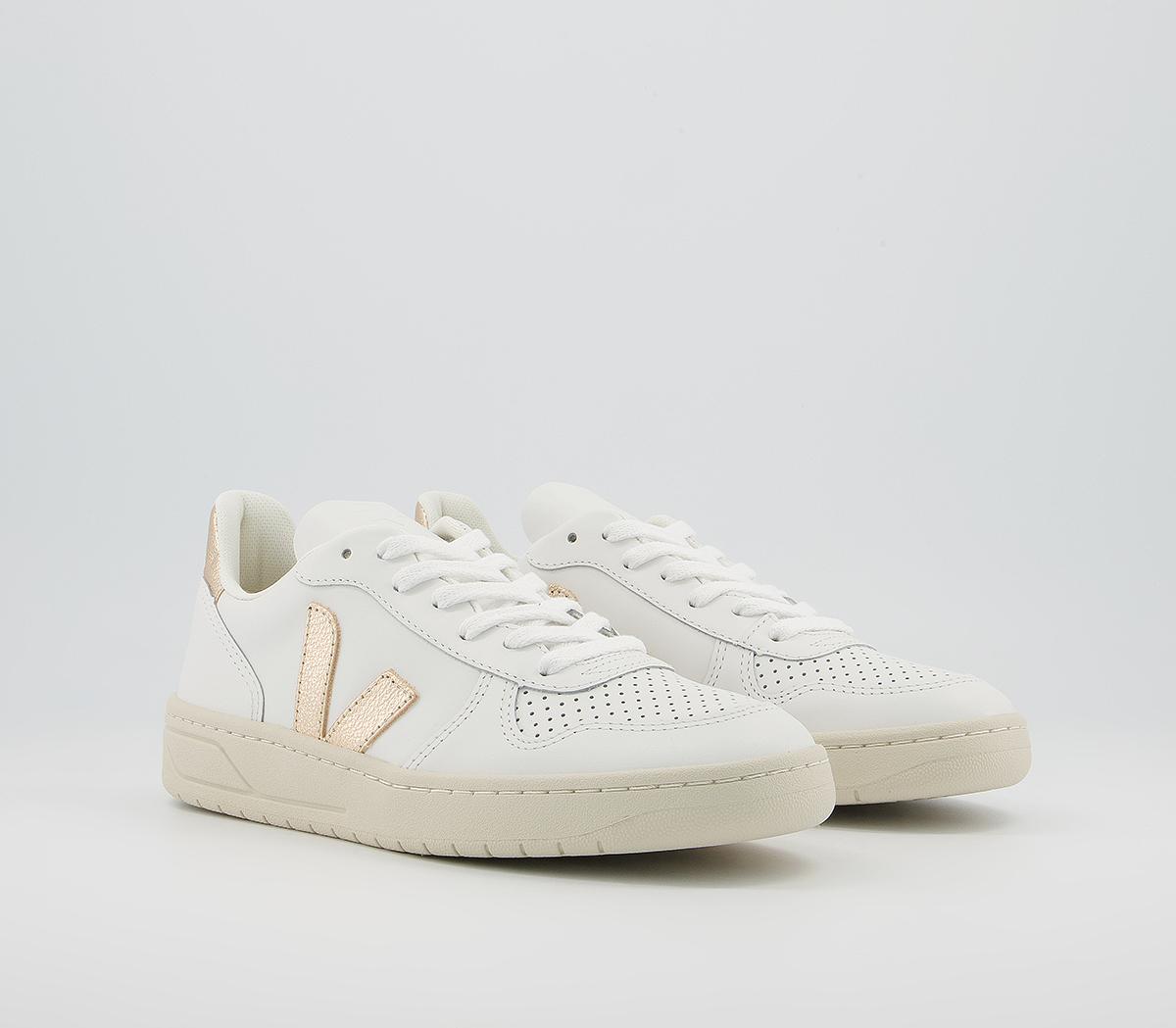 rose gold veja trainers