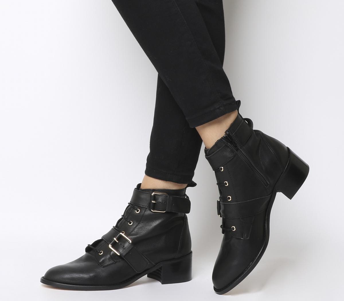 ladies lace ankle boots
