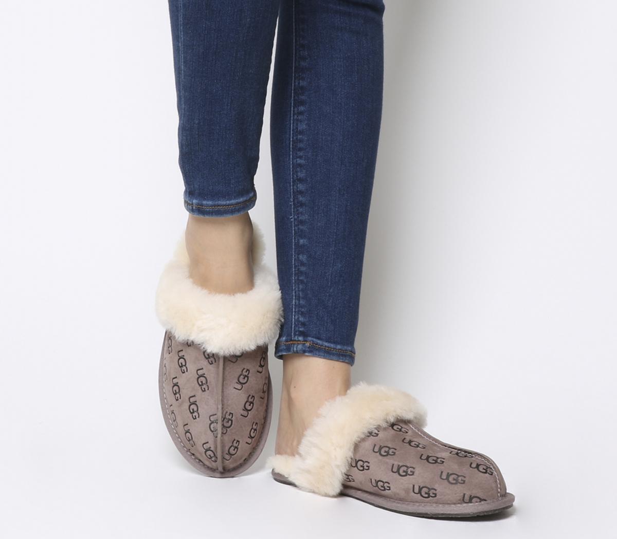 taupe ugg slippers