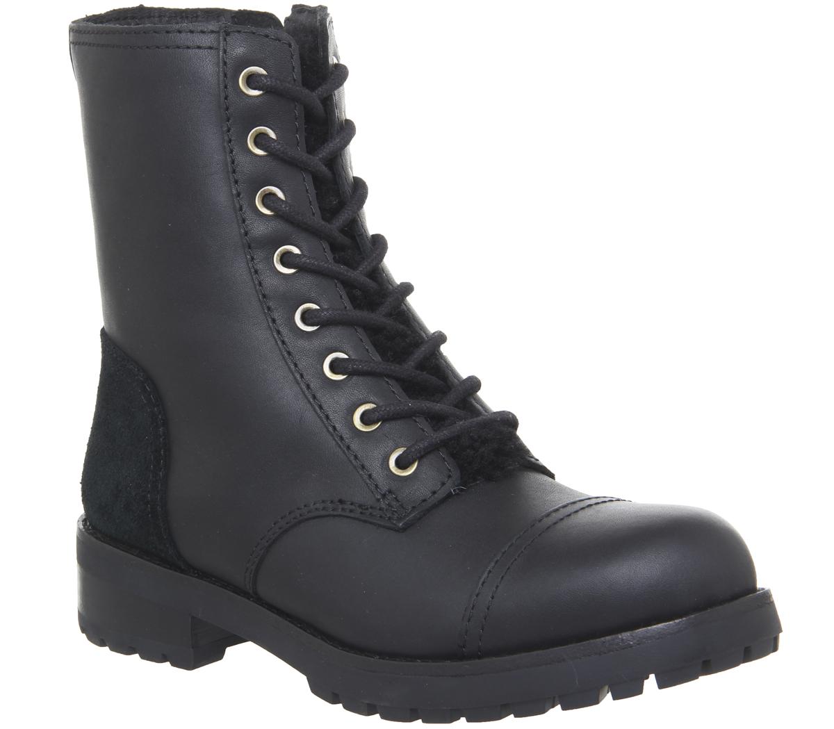ugg kilmer exposed fur black