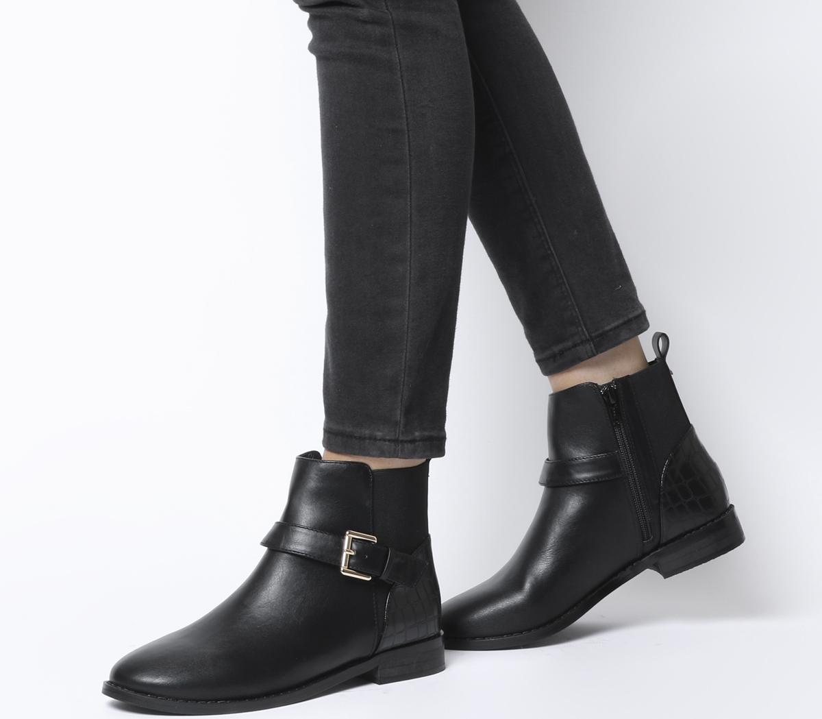 buckle chelsea boots
