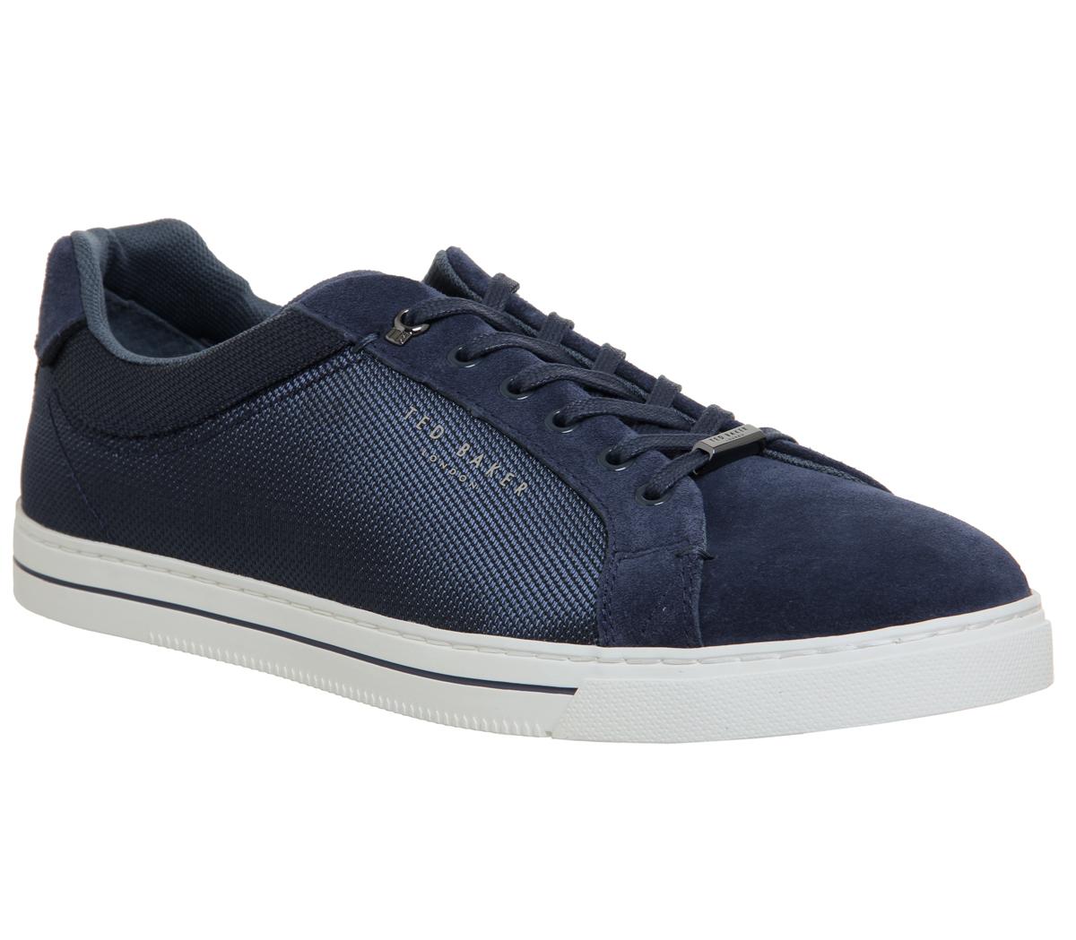 navy casual trainers